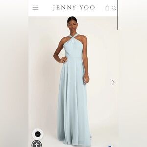 Jenny Yoo Bridesmaid Dress Halle Serenity Blue - Size 6